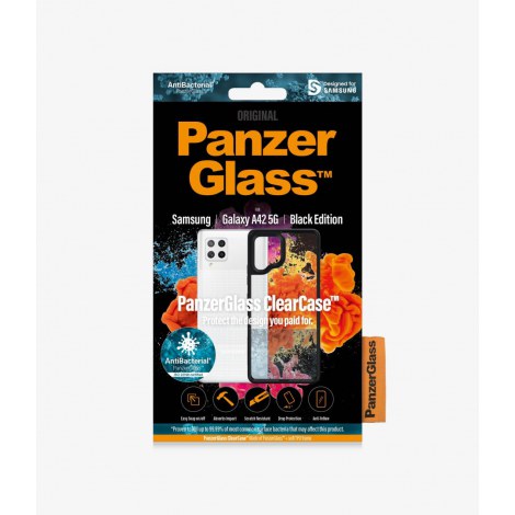 PanzerGlass ClearCase for Samsung Galaxy A42 5G, Black AB - 2